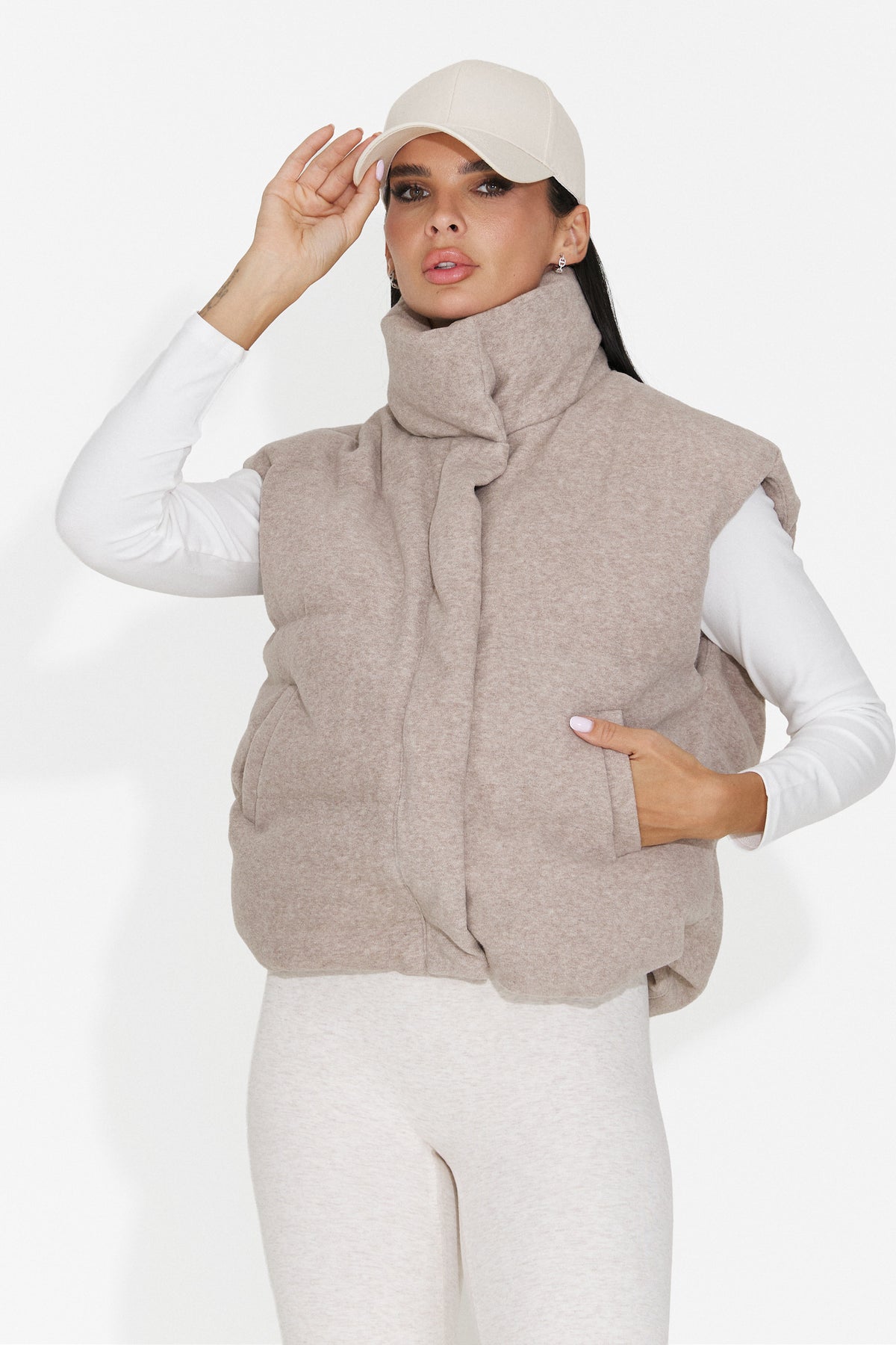 Vesta casual bej Glymzesia Bogas