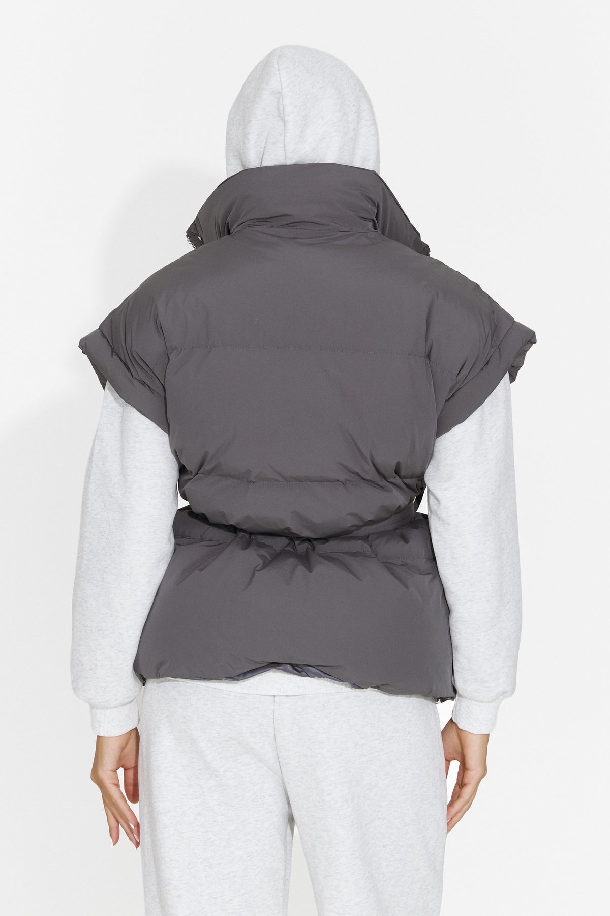 Vesta casual gri Selitsoria Bogas