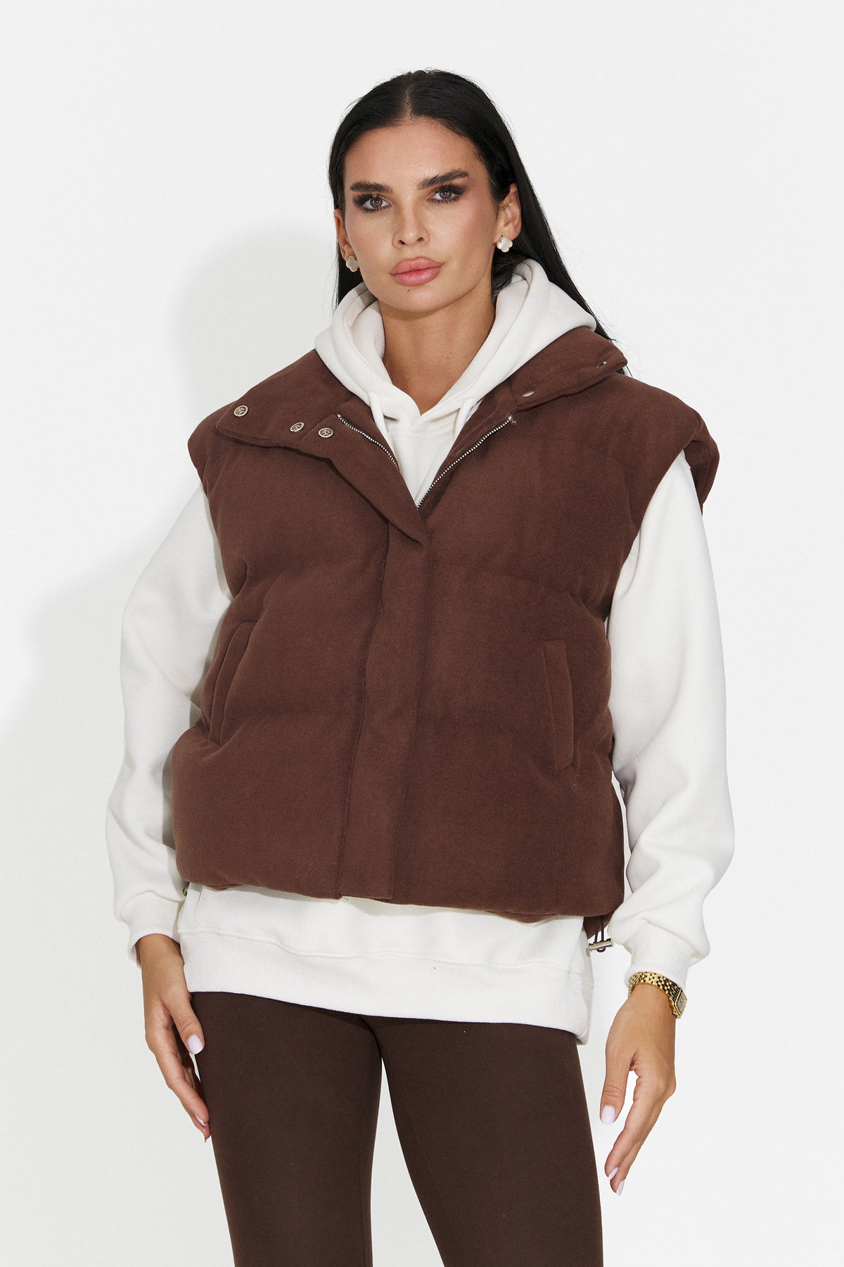 Vesta casual maro Glymzesia Bogas
