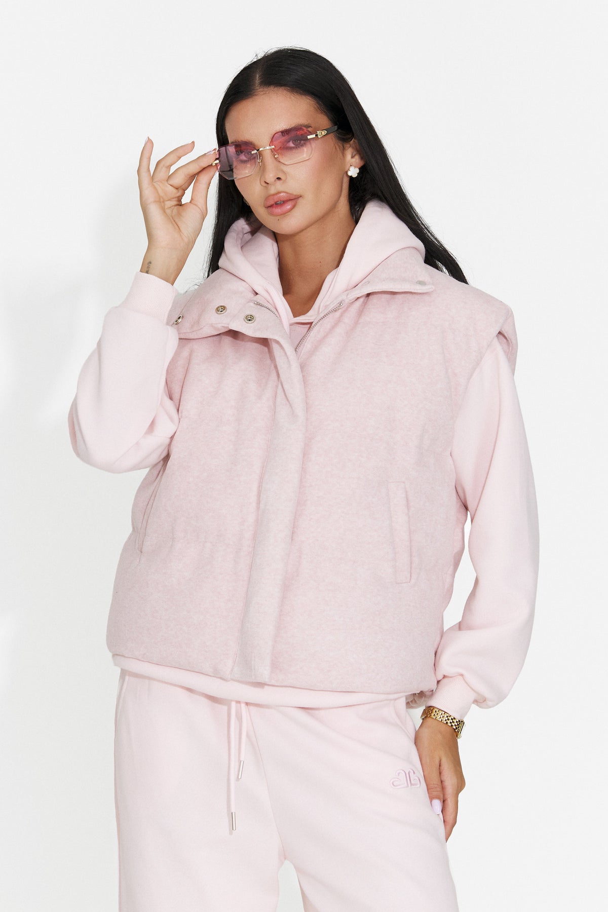 Vesta casual roz Glymzesia Bogas