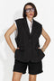 Elegante Gilet Nero da Donna di Danya Bogas
